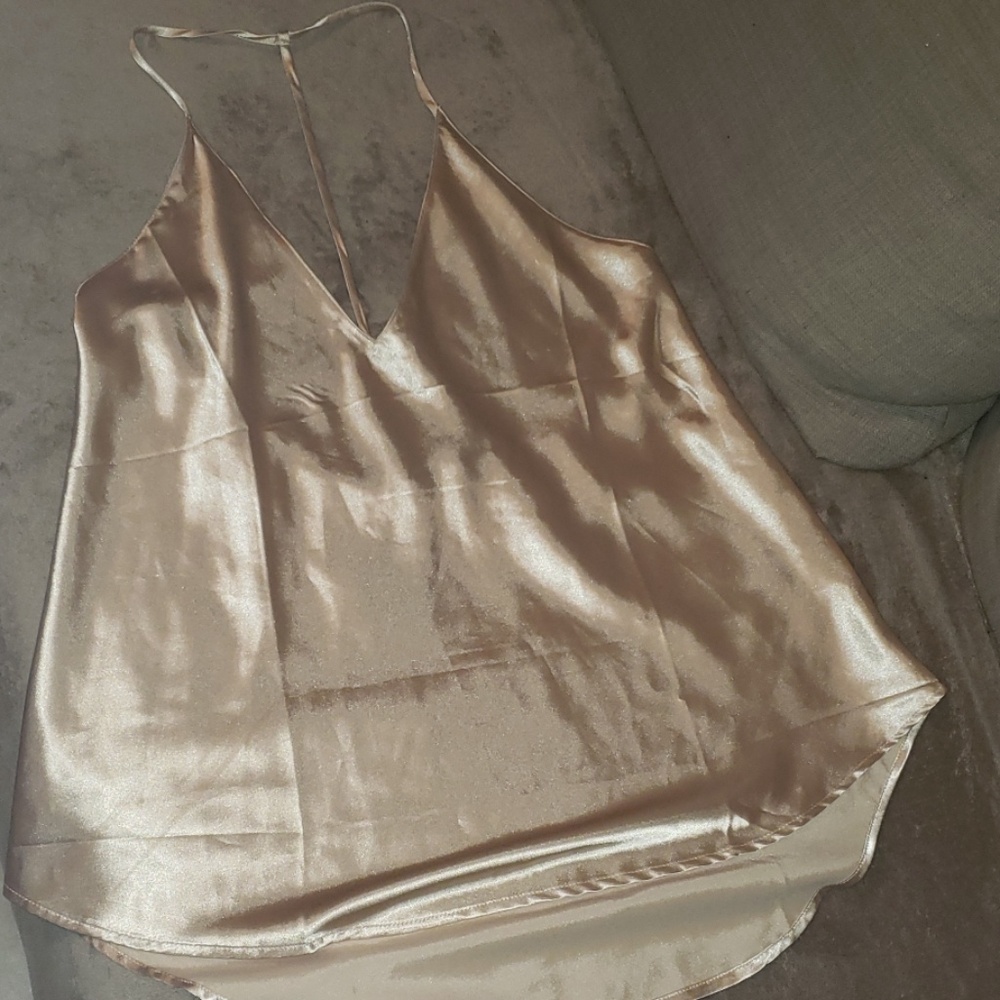 ***SOLD*** Rainbow Silk Halter Top (Love J)